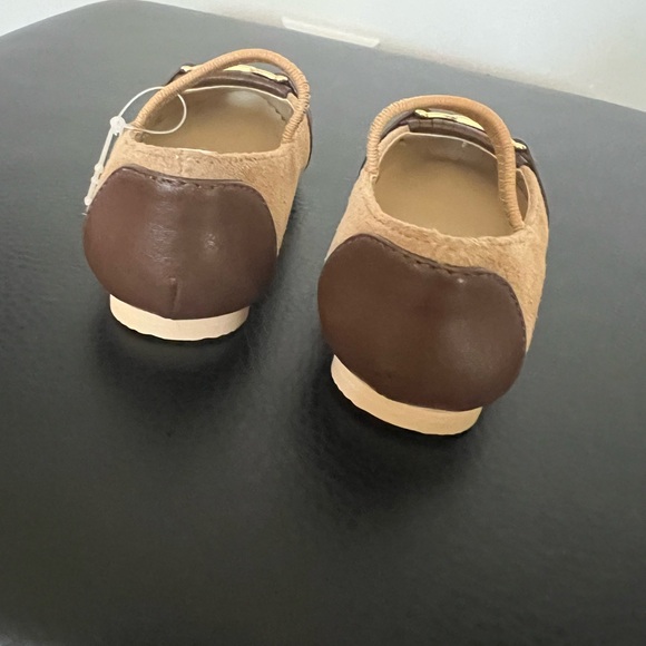 Janie and Jack Tan and Brown Infant Shoes - Picture 3 of 4